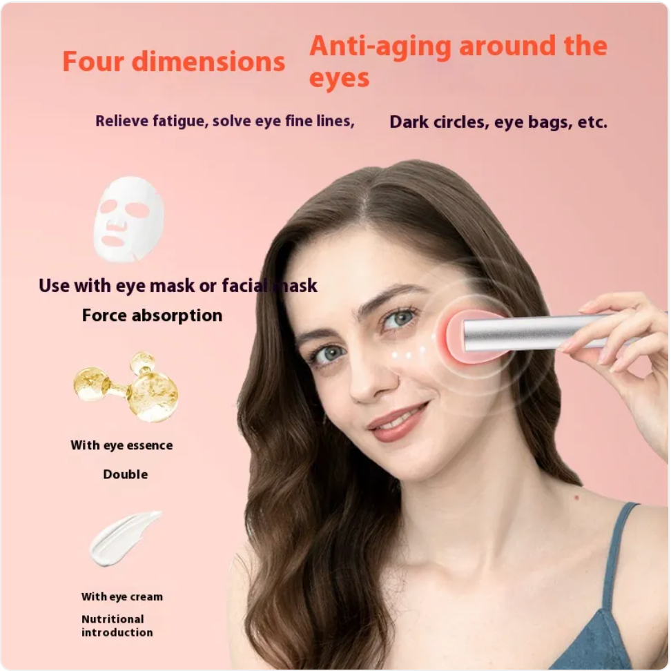 WarmGlow Vibrating Color-Light Eye Wand