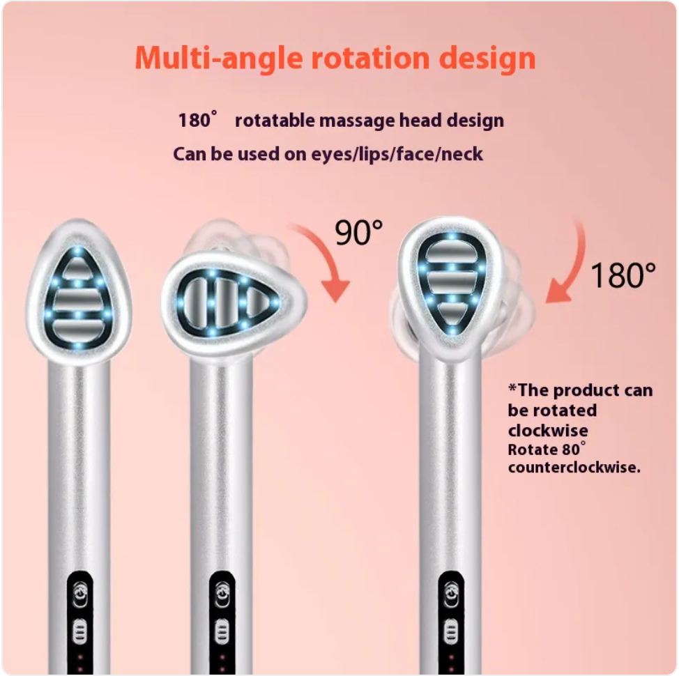 WarmGlow Vibrating Color-Light Eye Wand